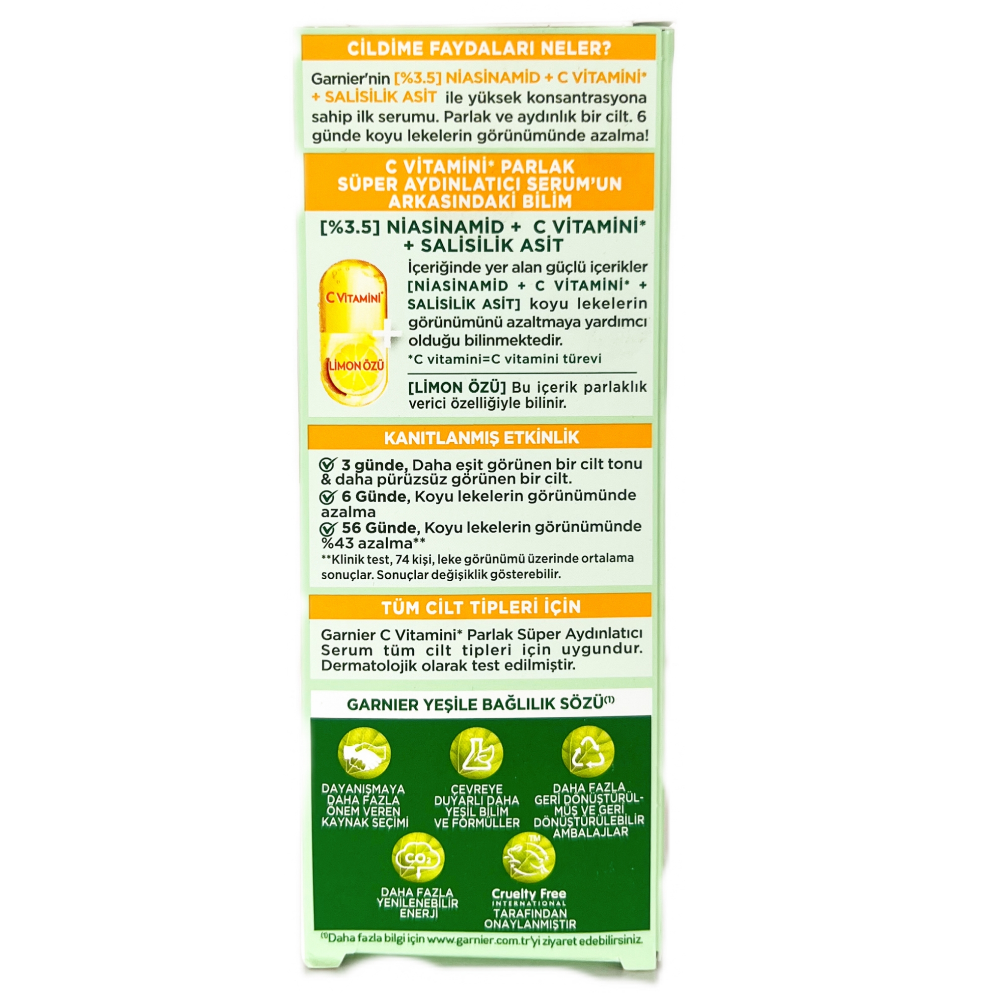 تصویر  سرم ویتامین سی گارنیر Garnier Vitamin C Serum